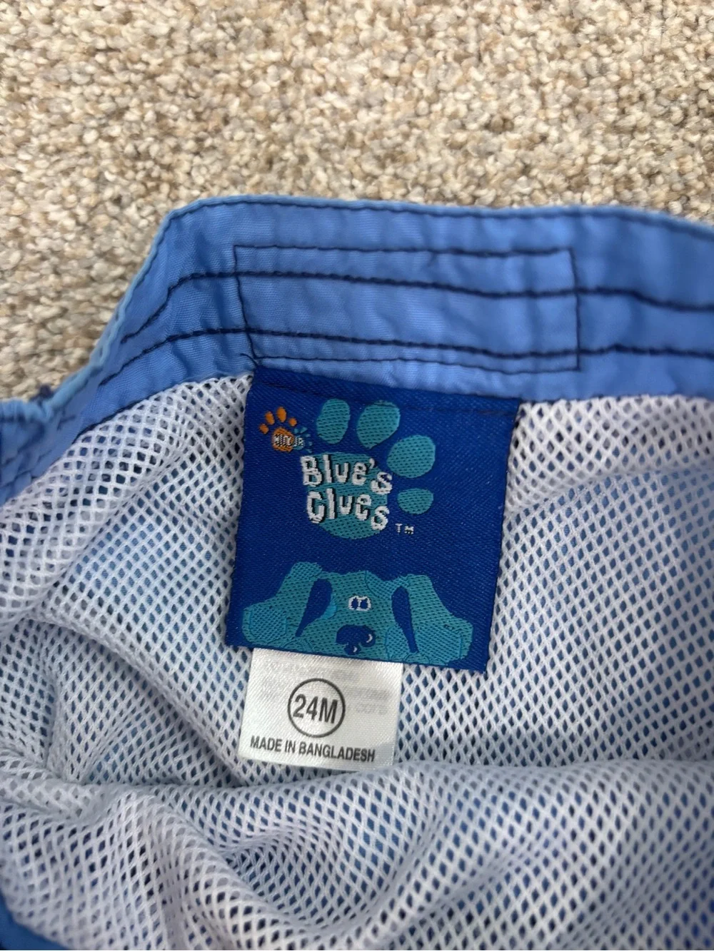 Vintage Blue’s Clue’s Baby Boy Toddler Boy 24 months Swim Trunks Swim Shorts